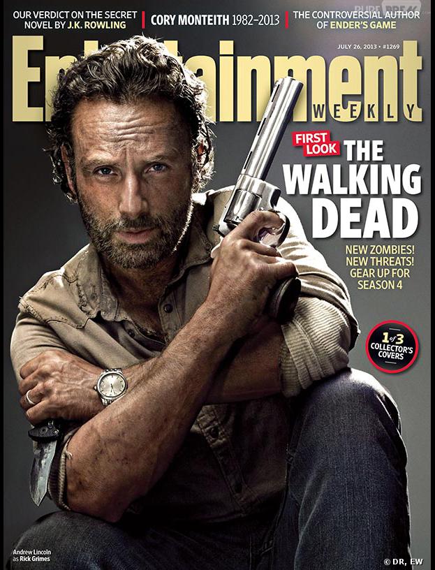 The Walking Dead saison 4 : Rick prend la pose pour EW