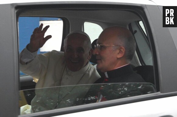 Le Pape François à Rio de Janeiro au Brésil pour les JMJ