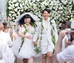 Beth Ditto s'est mariée avec sa petite amie en juin à Hawaï.