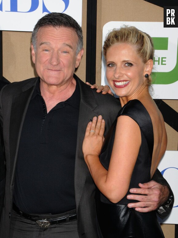 Robin Williams et Sarah Michelle Gellar aux TCA's de Los Angeles le 29 juillet 2013
