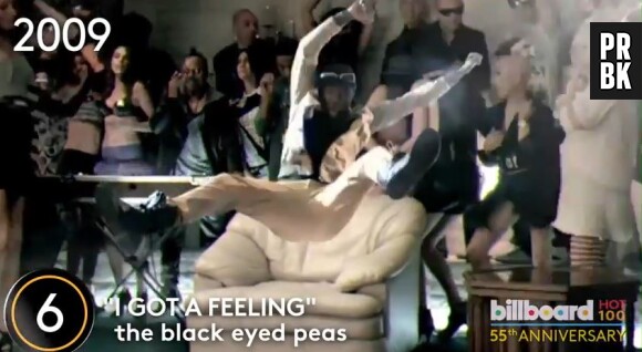 Billboard : I Got a Feeling des Black Eyed Peas figure dans le classement des 100 meilleures chansons de tous les temps