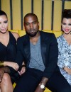 Kim Kardashian, Kanye West, Kourtney Kardashian et Scott Disick à NY, le 23 avril 2012