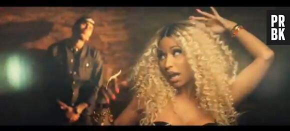 Chris Brown et Nicki Minaj dans le clip de Love More