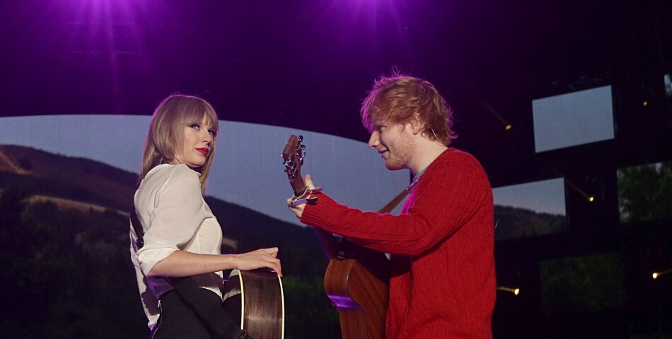Ed Sheeran et Taylor Swift sur scène