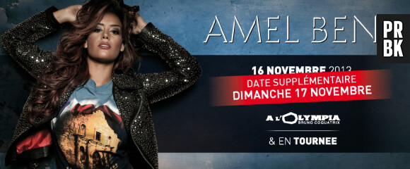 Amel Bent sera en tournée dans toute la France dès novembre 2013