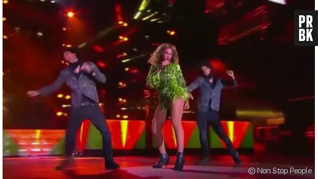  Beyoncé et David Guetta, pour l&#039;ouverture du Festival Rock in Rio le 13 septembre 2013 au Brésil 