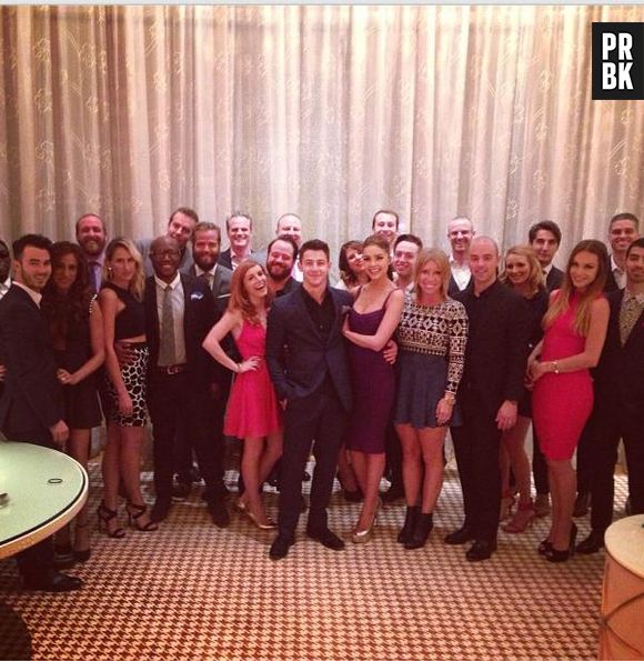 Nick Jonas et Olivia Culpo au XS Nightclub de Las Vegas