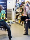Usain Bolt à Londres pour la promo de "Faster Than Lightning : My Autobiography", le 19 septembre 2013