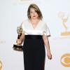 Emmy Awards 2013 : Merritt Wever remporte le prix de meilleure actrice dans un second-rôle pour une série comique pour Nurse Jackie le 22 septembre 2013 à Los Angeles