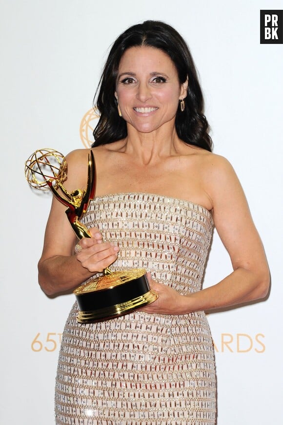 Emmy Awards 2013 : Julia Louis Dreyfus le 22 septembre 2013 à Los Angeles