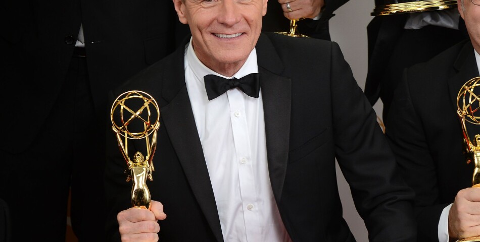 Emmy Awards 2013 : Bryan Cranston remporte un Emmy pour Breaking Bad le 22 septembre 2013 à Los Angeles