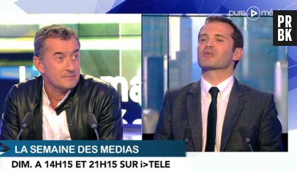 Christophe Dechavanne répond aux attaques d'Enora Malagré sur le plateau d'i-TELE