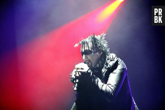 Marilyn Manson maquillé... et beaucoup plus flippant