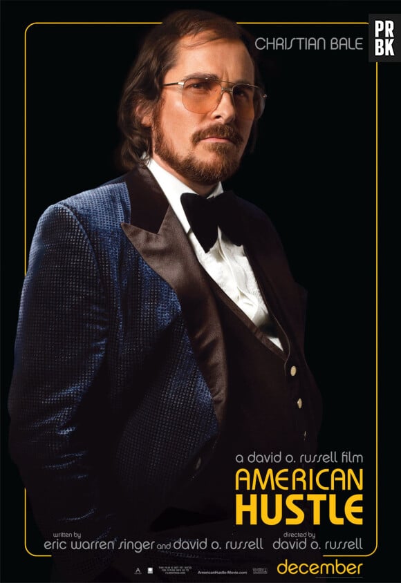 American Hustle : l'affiche-personnage de Christian Bale