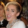 Miley Cyrus et ses cache-tétons étoiles, le 8 octobre 2013 à New York