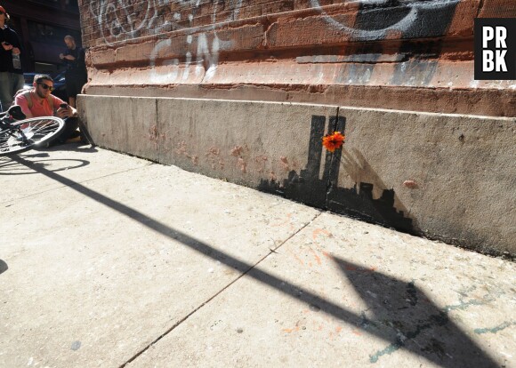 Banksy à New York : graffiti hommage au 11 septembre 2001