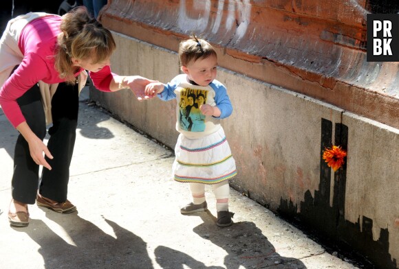 Banksy à New York : graffiti hommage au 11 septembre 2001