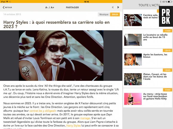 L'application iPad de Purebreak est à télécharger dès maintenant sur l'App Store d'Apple