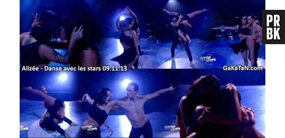 Danse avec les stars 4 : Alizée en trio sexy et torride sur une rumba avec Grégoire Lyonnet et Candice Pascal