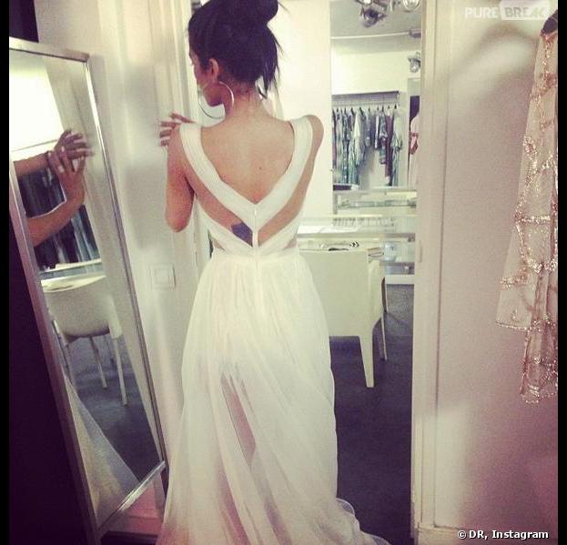 robe blanche glamour