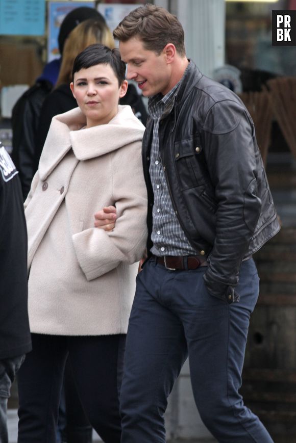 Once Upon a Time : Ginnifer Goodwin sur le tournage de la série le 6 novembre 2013
