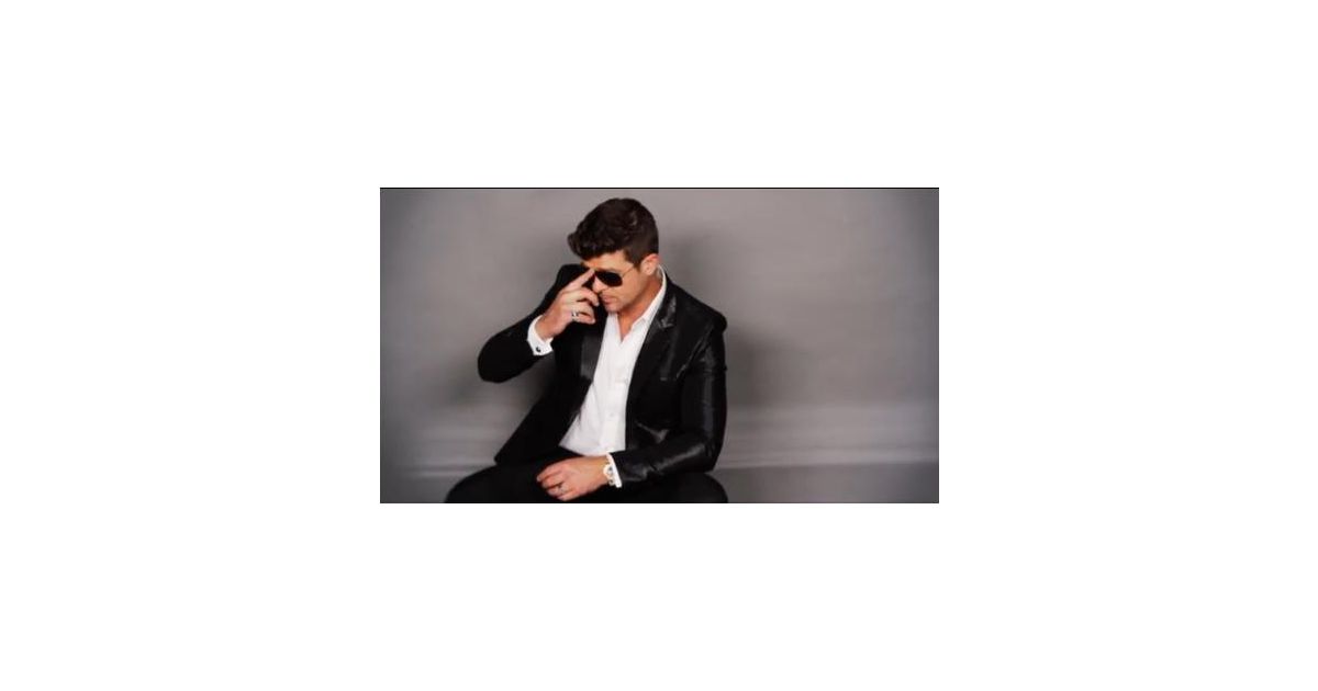 Robin Thicke, parmi les artistes et les chansons les plus recherchés sur Shazam en 2013 Purebreak