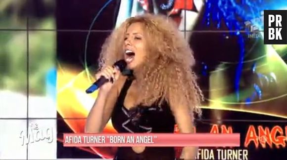 Afida Turner - Born An Angel en live dans Le Mag sur NRJ12, le 2 décembre 2013