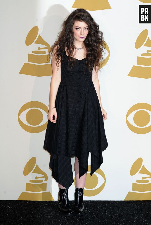 Lorde pour l'annonce des nominations aux Grammy Awards 2014, à Los Angeles, le 6 décembre 2013