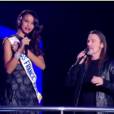 Flora Coquerel : Miss France 2014 sur la scène des NMA 2014, le 14 décembre 2013 à Cannes
