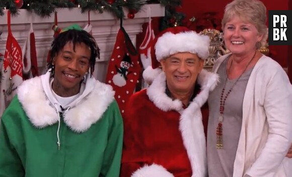 Tom Hanks et Wiz Khalifa : leur carte de voeux pour Noël 2013 pour le show de Jimmy Kimmel