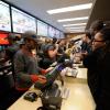 Burger King : effervescence totale pour l'ouverture du restaurant parisien à la Gare St Lazare le 16 décembre 2013