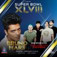 Bruno Mars et Red Hot Chili Peppers à l'affiche du Super Bowl 2014