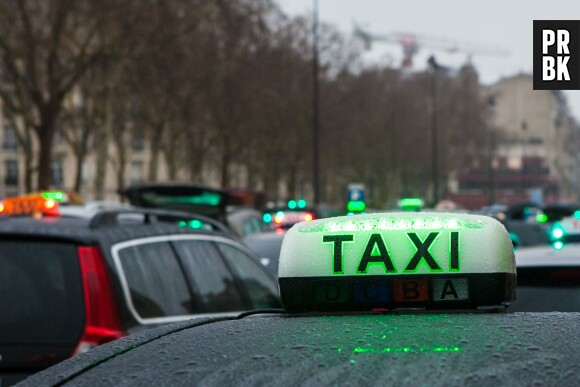 Grève des taxis : plusieurs agressions violentes ont eu lieu lors de la manifestation des taxis à Paris, le 13 janvier 2014