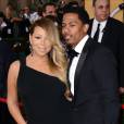 SAG Awards 2014 : Mariah Carey et son mari Nick Cannon à Los Angeles le samedi 18 janvier