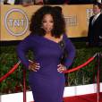 SAG Awards 2014 : Oprah Winfrey à Los Angeles le samedi 18 janvier