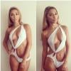 Chantel Jeffries : un maillot de bain digne de Kim Kardashian sur Instagram