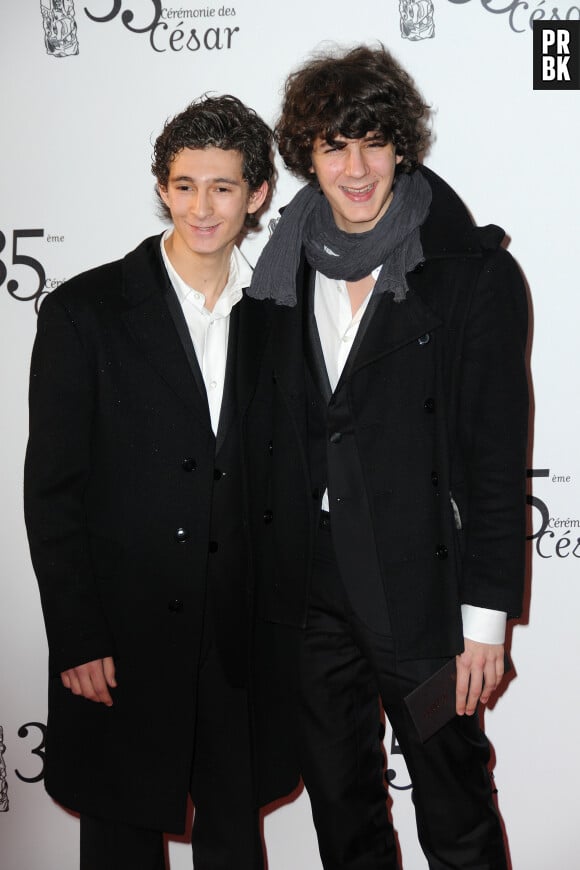 Vincent Lacoste et Anthony Sonigo sur le tapis rouge des César 2010