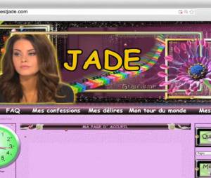 La faux site de Jade (La belle et ses princes 3) créé par Gonzague pour sa nouvelle caméra cachée