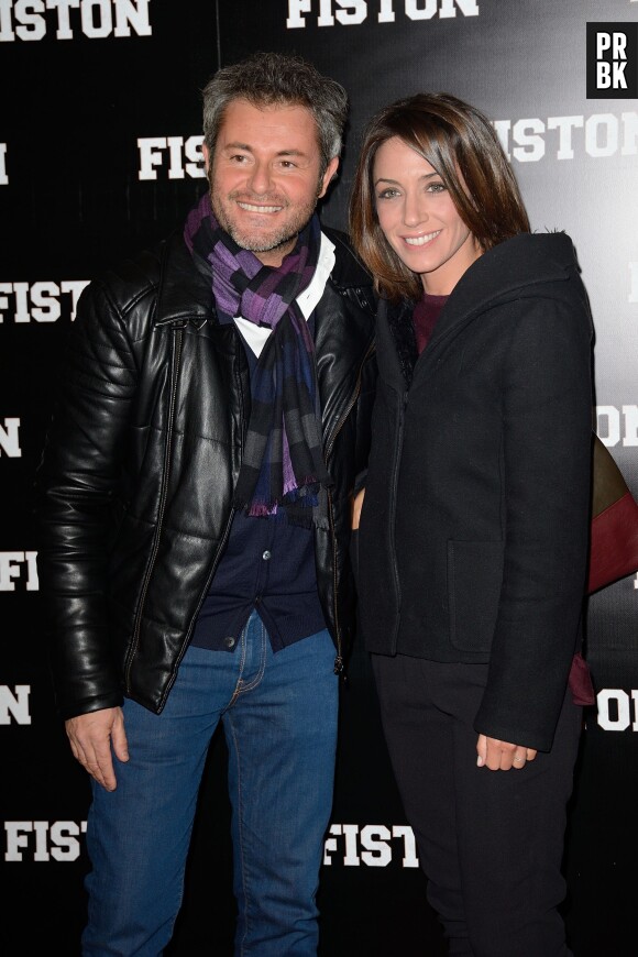 Jérôme Anthony et Virginie Guilhaume l'avant-première du film Fiston à Paris, le 10 février 2014