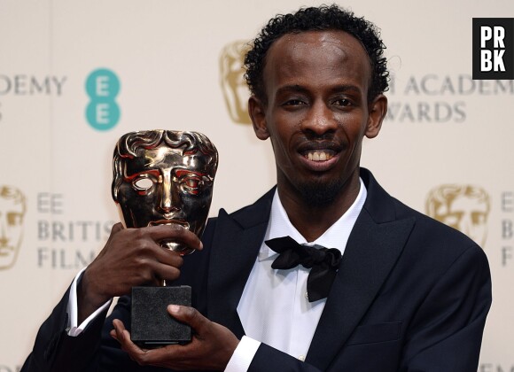 Barkhad Abdi lors des BAFTA 2014 à Londres le 16 février 2014