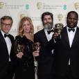 L'équipe de 12 Years a Slave récompensé lors des BAFTA 2014 à Londres le 16 février 2014