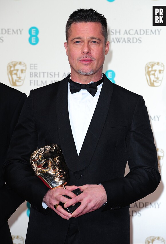 Brad Pitt lors des BAFTA 2014 à Londres le 16 février 2014