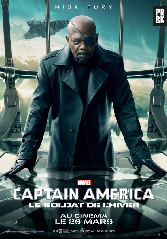 Captain America 2 : Samuel L. Jackson sur une affiche