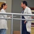 Grey's Anatomy saison 10, épisode 14 : Justin Chambers et Camilla Luddington sur une photo