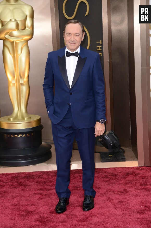 Kevin Spacey sur le tapis-rouge des Oscars le 2 mars 2014
