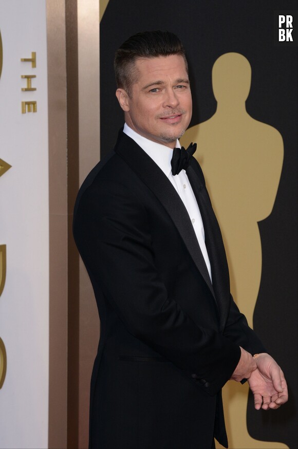 Brad Pitt sur le tapis-rouge des Oscars le 2 mars 2014