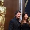 Christian Bale et sa femme sur le tapis-rouge des Oscars le 2 mars 2014
