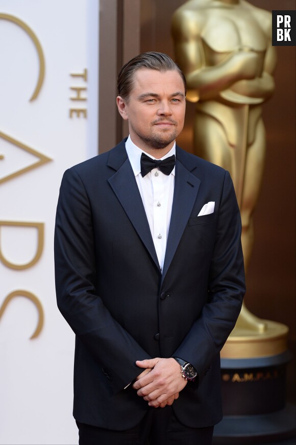 Leonardo DiCaprio sur le tapis-rouge des Oscars le 2 mars 2014