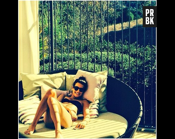 Lea Michele : sexy en bikini pendant ses vacances, le 16 février 2014 sur Instagram