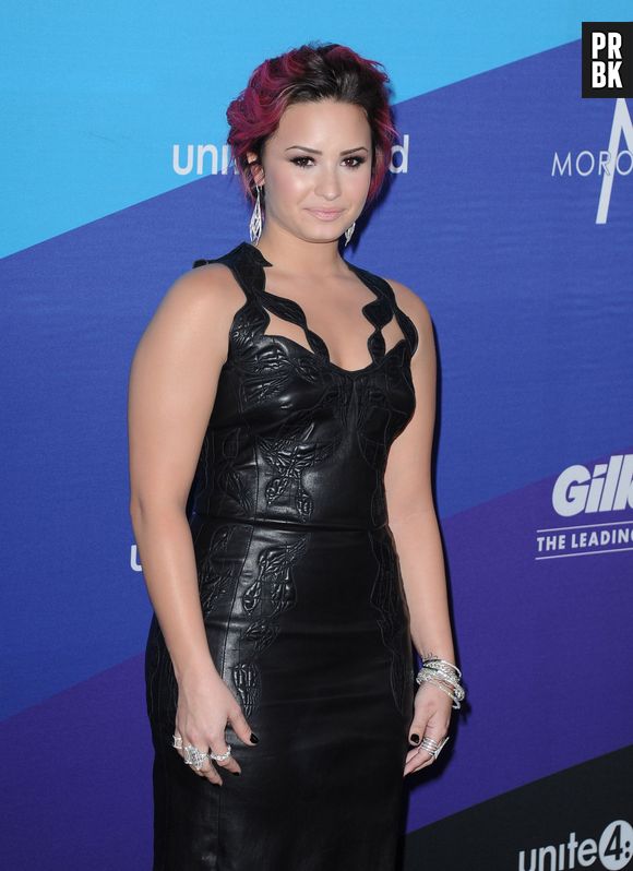 Demi Lovato au gala Unite4:Humanity, le 27 février 2014 à Los Angeles
